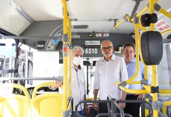 Vinicius Porto destaca renovação da frota de ônibus de Aracaju
